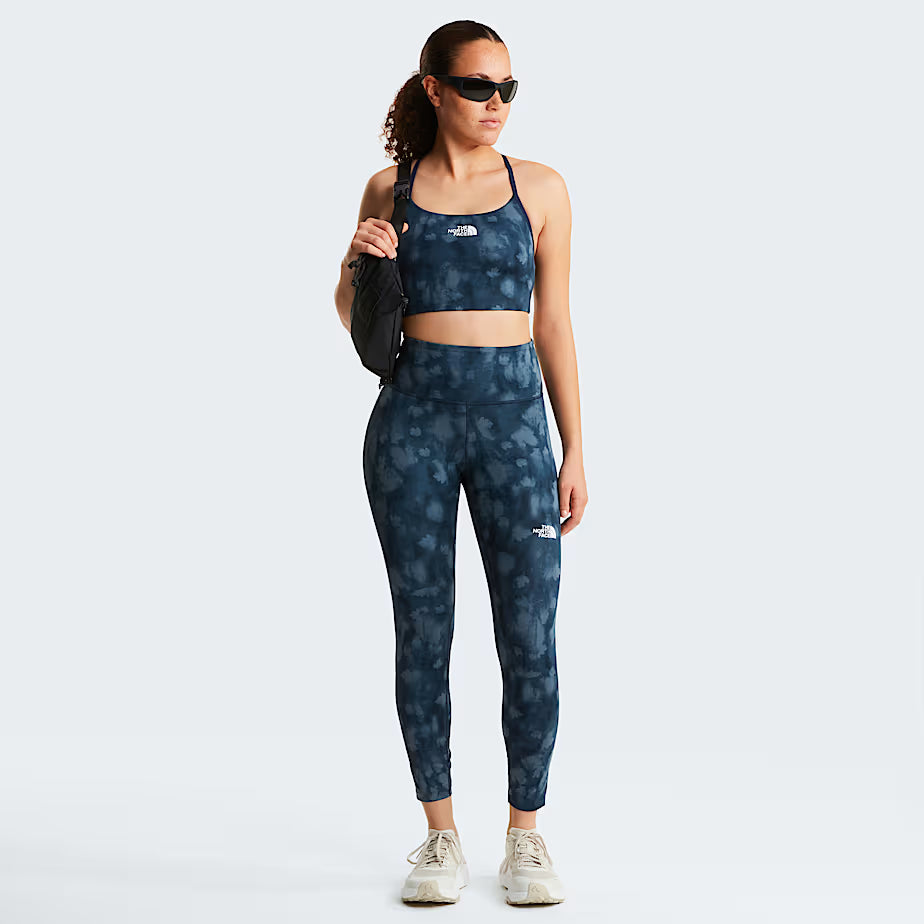 The North Face Leggings Flex Graphic Donna - Summit Navy Diffused Nature Print