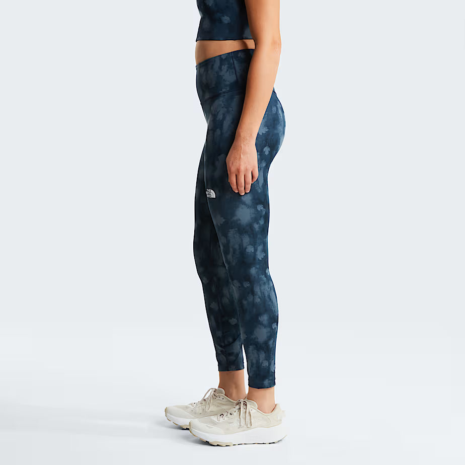 The North Face Leggings Flex Graphic Donna - Summit Navy Diffused Nature Print