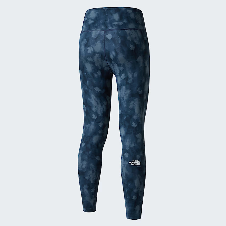 The North Face Leggings Flex Graphic Donna - Summit Navy Diffused Nature Print