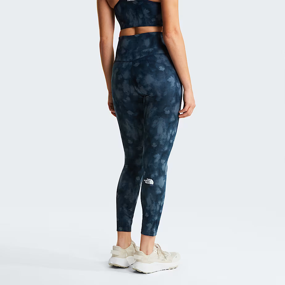 The North Face Leggings Flex Graphic Donna - Summit Navy Diffused Nature Print