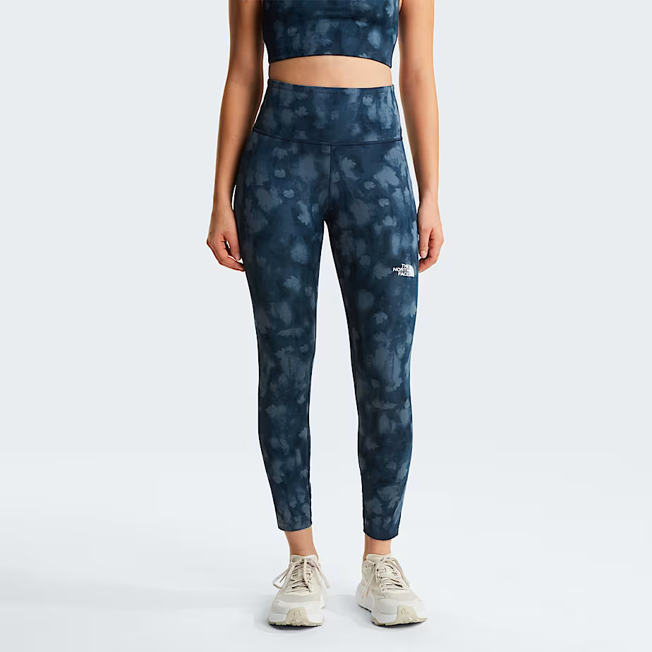 The North Face Leggings Flex Graphic Donna - Summit Navy Diffused Nature Print