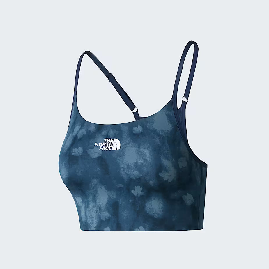 The North Face Reggiseno Sportivo Flex con Stampa Donna - Summit Navy Diffused Nature Print