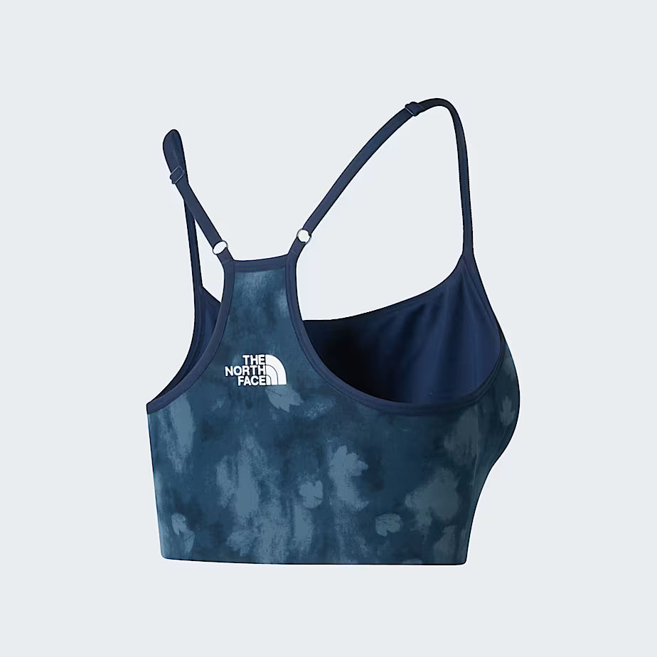 The North Face Reggiseno Sportivo Flex con Stampa Donna - Summit Navy Diffused Nature Print