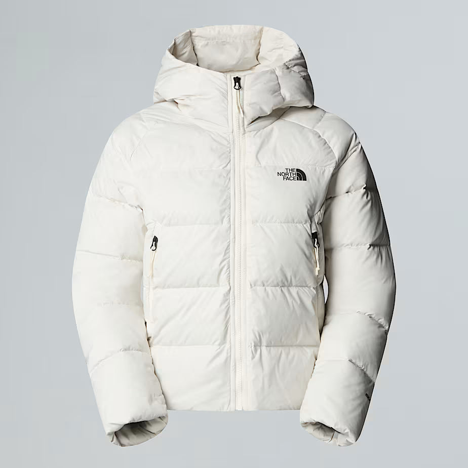 THE NORTH FACE Women's Hyalite Hooded Down Jacket - WHITE DUNE