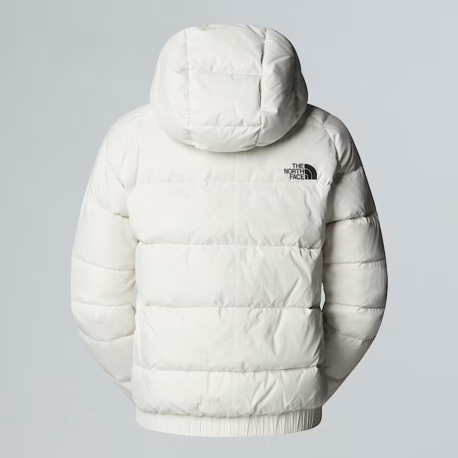 THE NORTH FACE Women's Hyalite Hooded Down Jacket - WHITE DUNE