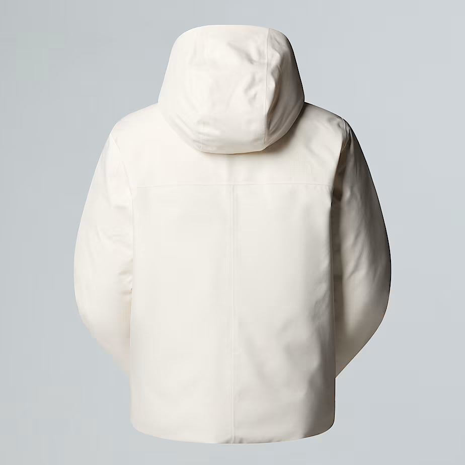 THE NORTH FACE Women's Mountain Range Hooded Down Jacket – WHITE DUNE
