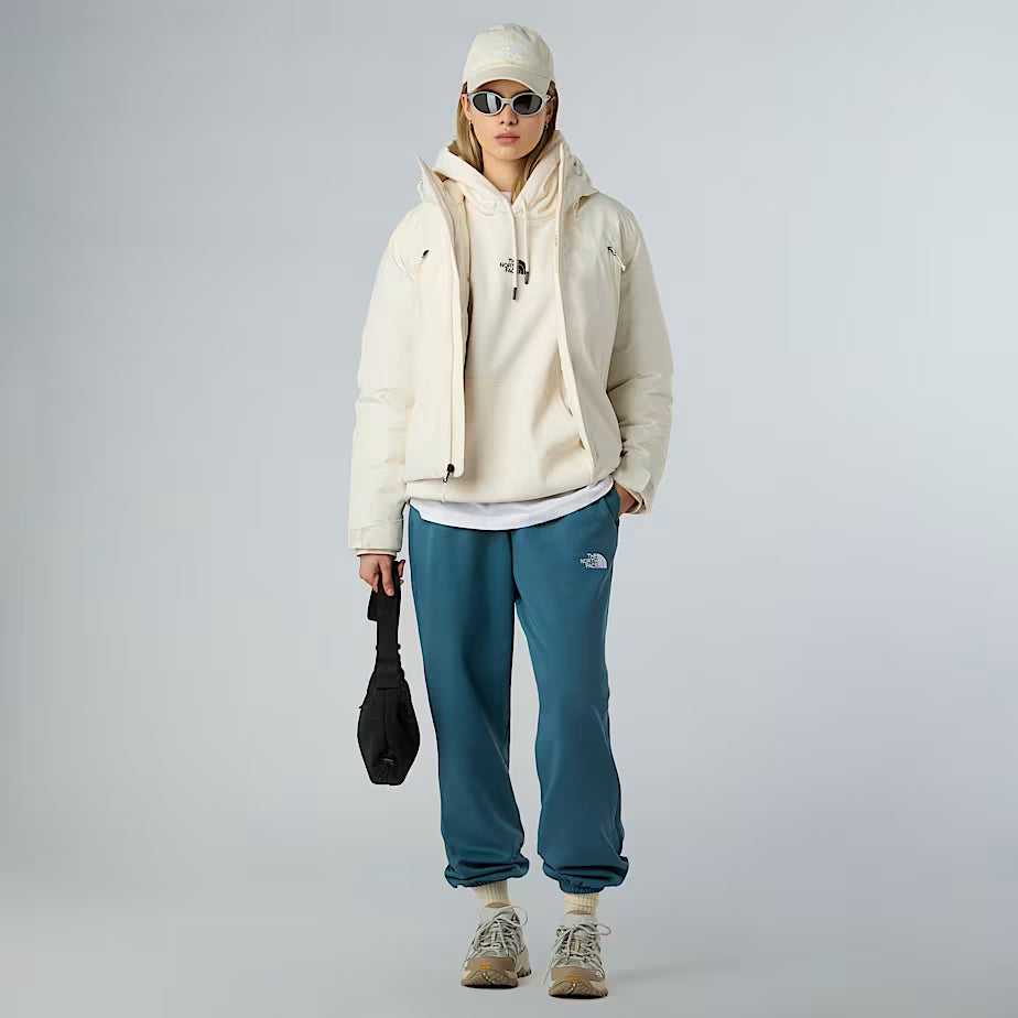 Giacca THE NORTH FACE in Piumino con Cappuccio Mountain Range da Donna – WHITE DUNE