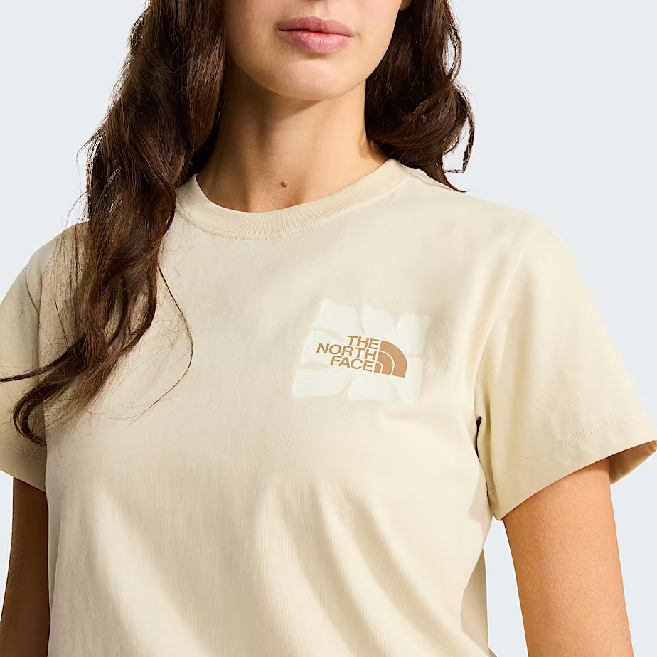 The North Face Sun Regular Graphic T-Shirt Donna - Desert Stone