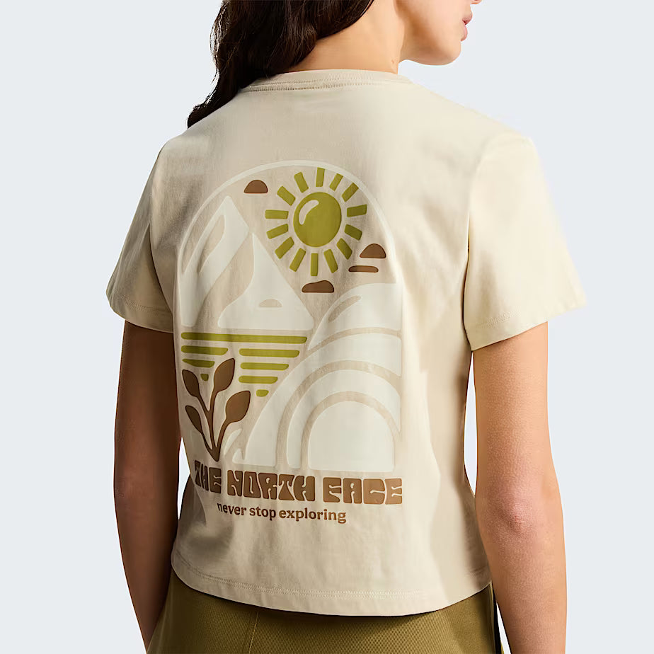 The North Face Sun Regular Graphic T-Shirt Donna - Desert Stone