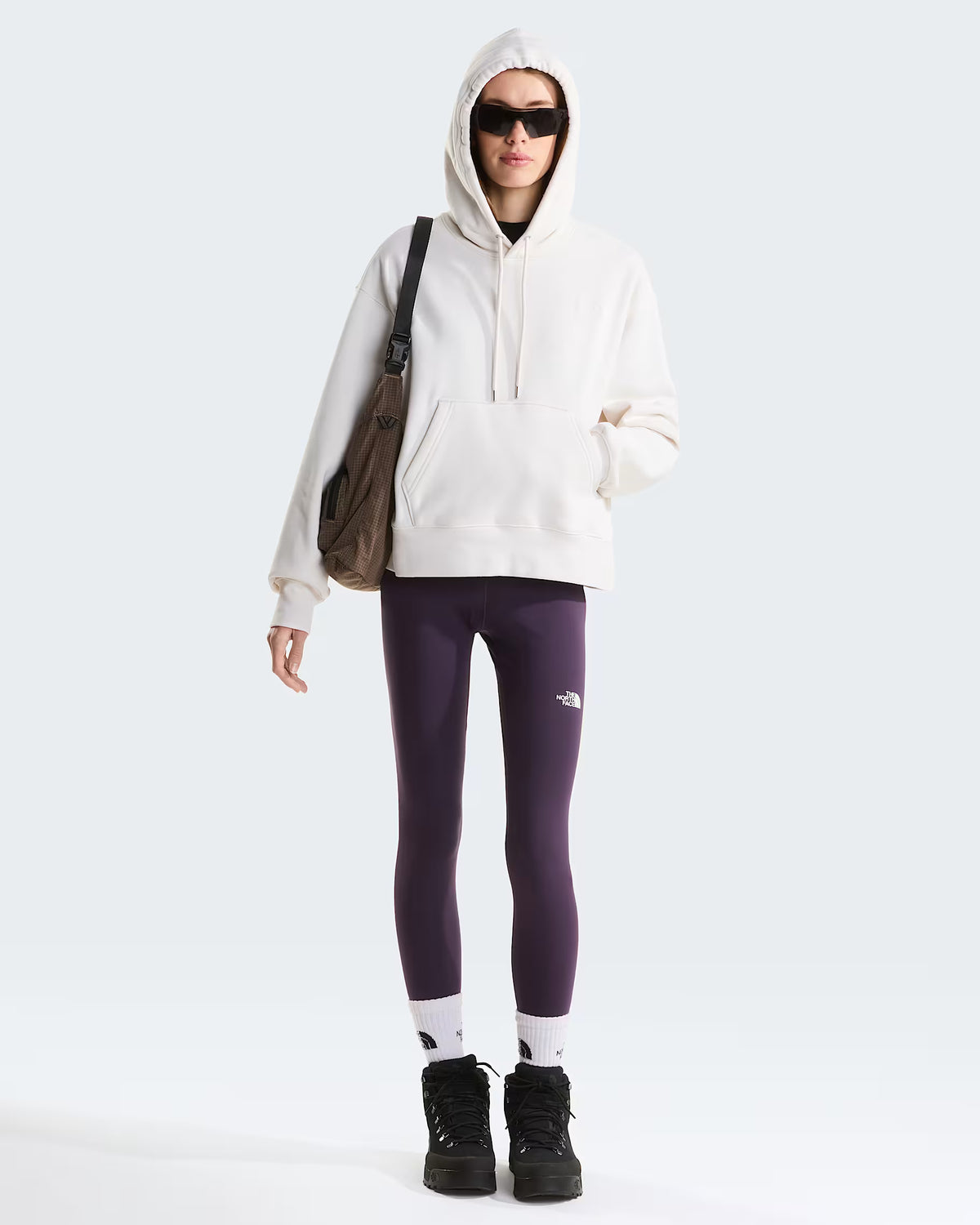 Felpa con Cappuccio The North Face TNF™ Essential Simple Dome Boxy Hoodie Donna - White Dune