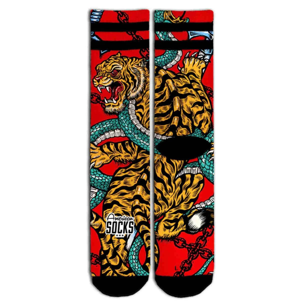 American Socks Bengala Mid High – Calze Unisex COOLMAX® The Original Signature