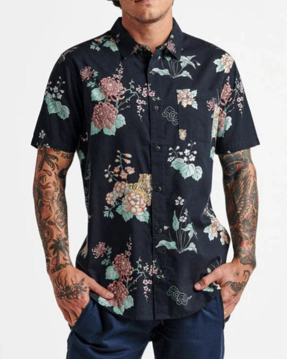 Camicia Roark Tiger Lotus by Jamie Thomas – Limited Edition Shirt