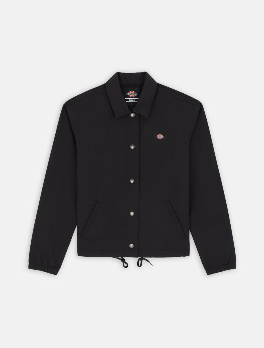 Giacca da Donna DICKIES Coach Oakport Corta in Vita - NERA