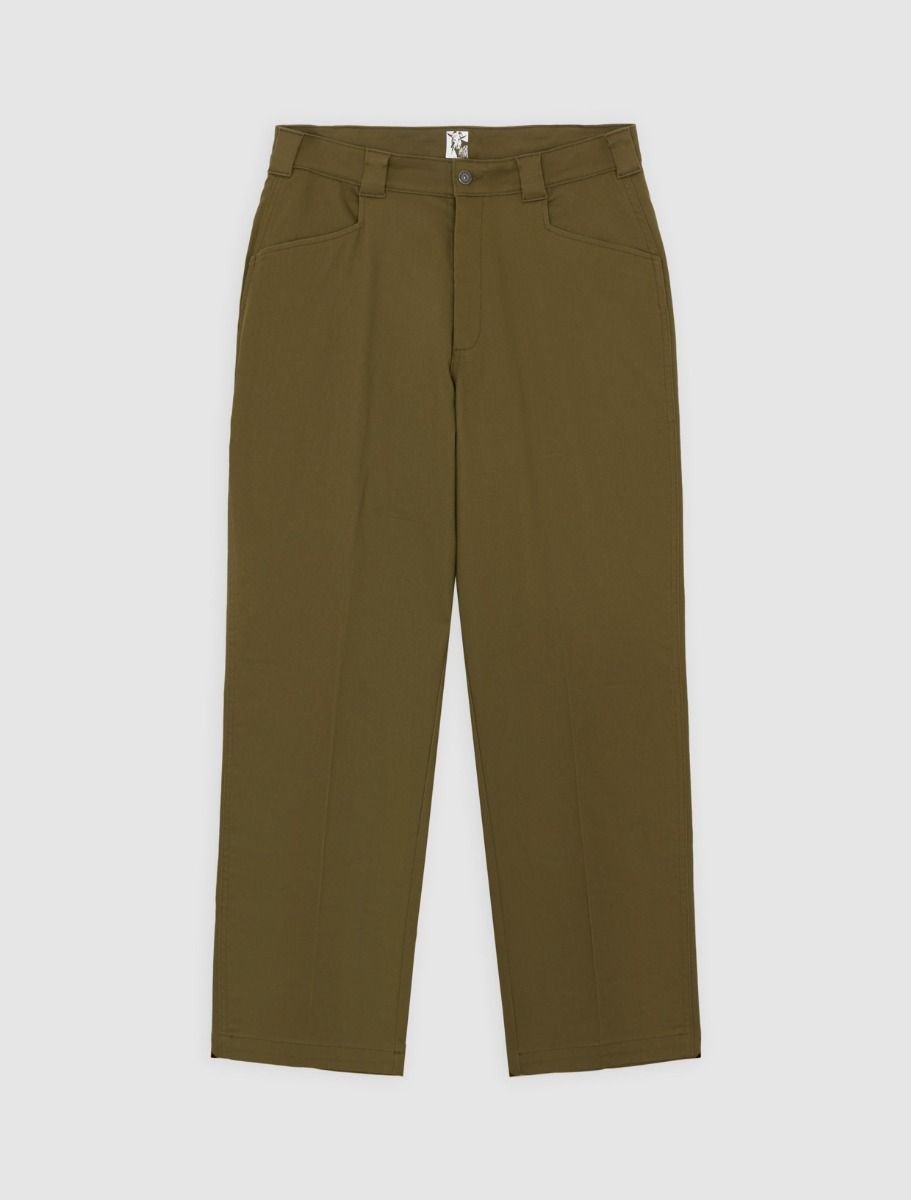 Mike Anderson relaxed twill trousers – DICKIES - DARK OLIVE