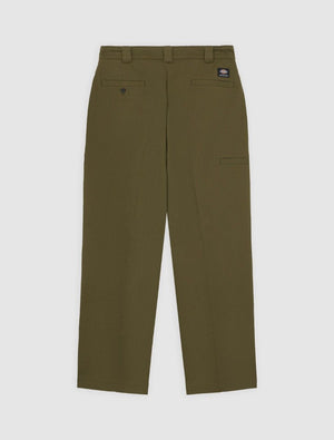 Mike Anderson relaxed twill trousers – DICKIES - DARK OLIVE