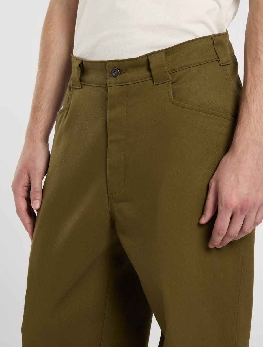 Mike Anderson relaxed twill trousers – DICKIES - DARK OLIVE