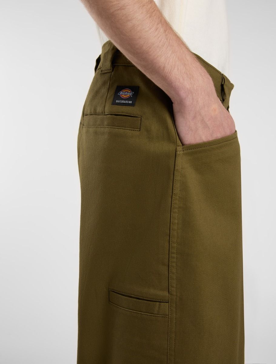 Mike Anderson relaxed twill trousers – DICKIES - DARK OLIVE