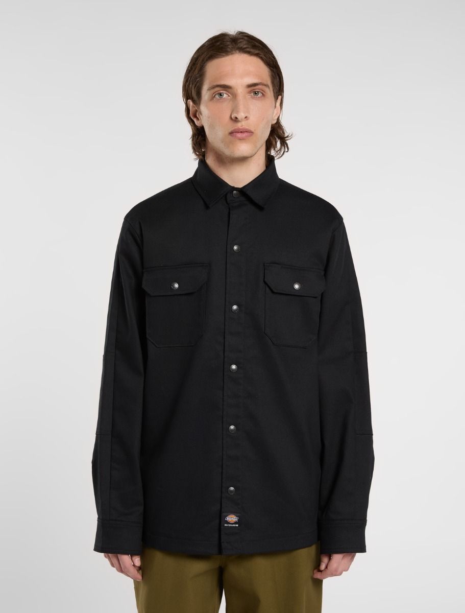 Shacket lined in Mike Anderson canvas – DICKIES - BLACK