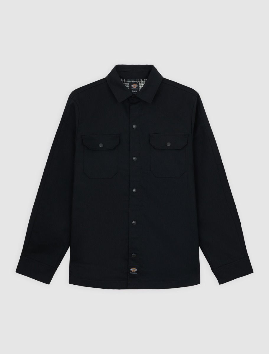 Shacket lined in Mike Anderson canvas – DICKIES - BLACK