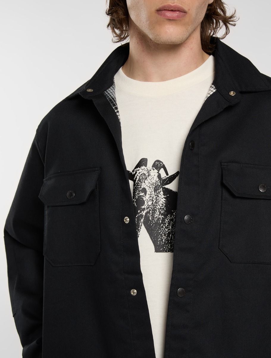 Shacket lined in Mike Anderson canvas – DICKIES - BLACK