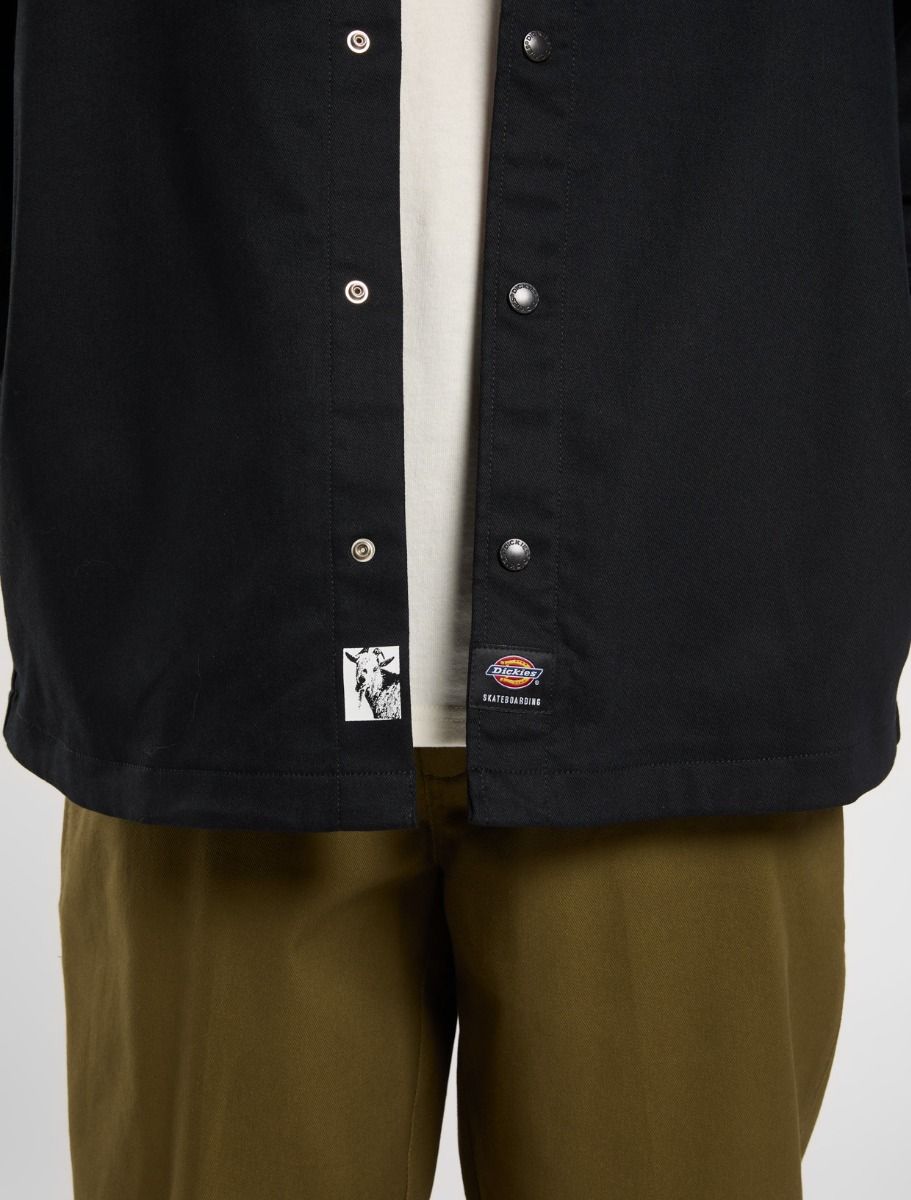 Shacket lined in Mike Anderson canvas – DICKIES - BLACK
