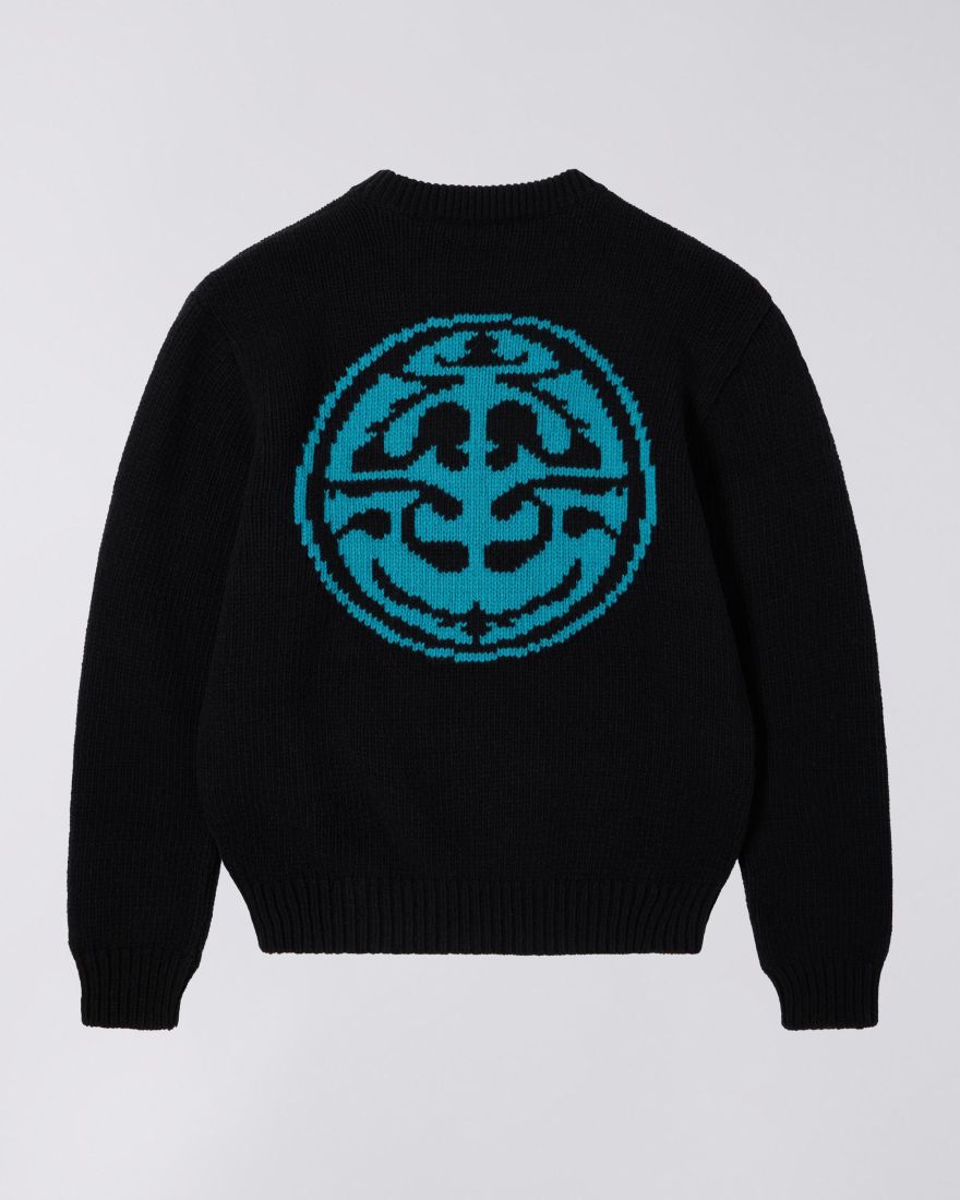 Maglione EDWIN Ellis black Baltic
