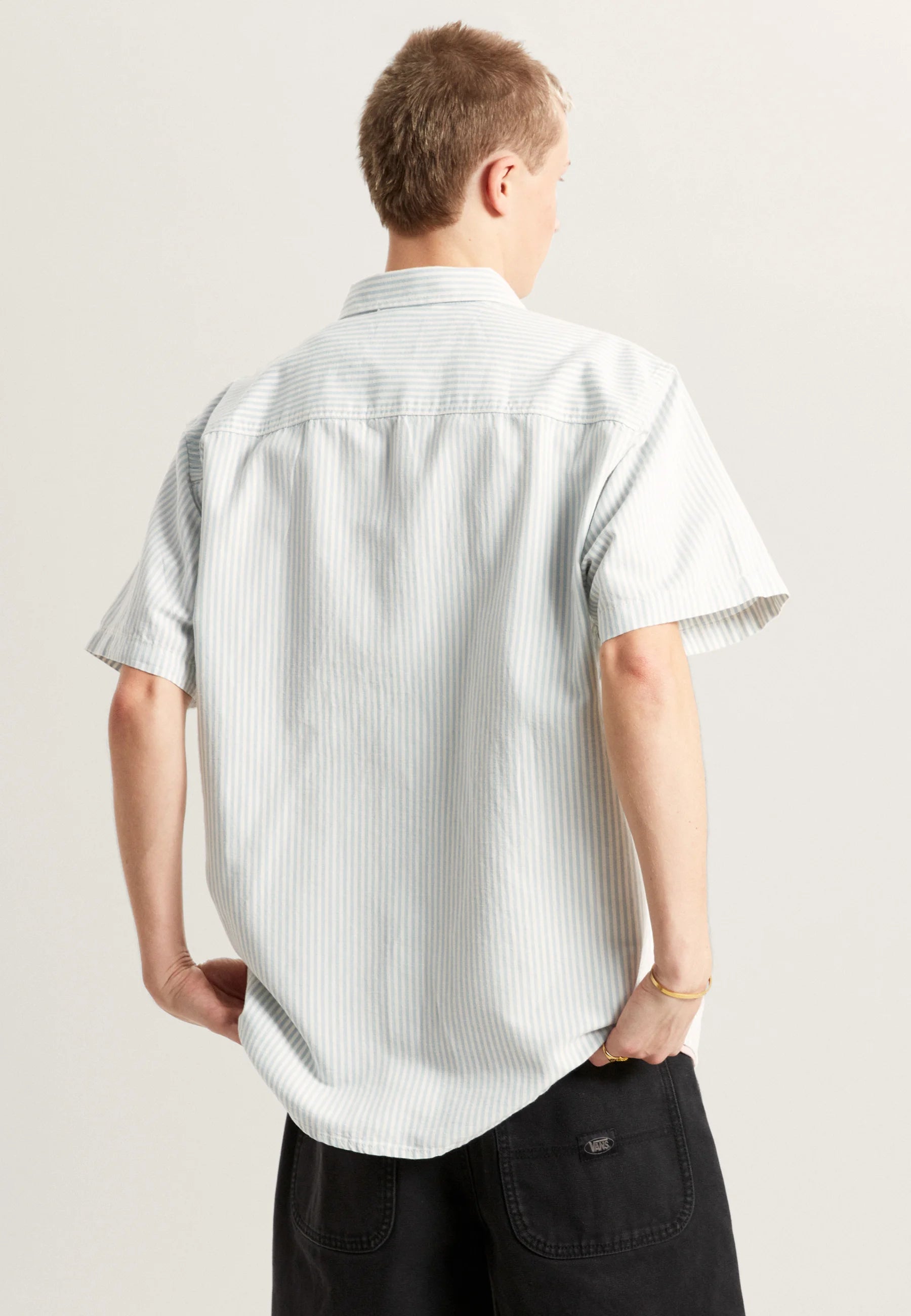 Vans Lawson Stripe Shirt – Camicia Unisex a Righe - Light Blue