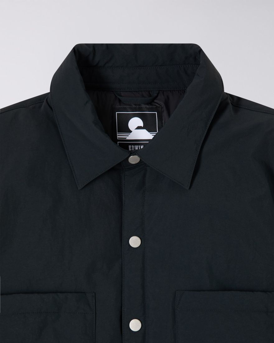 EDWIN Sphere Padded Overshirt Jacket - BLACK