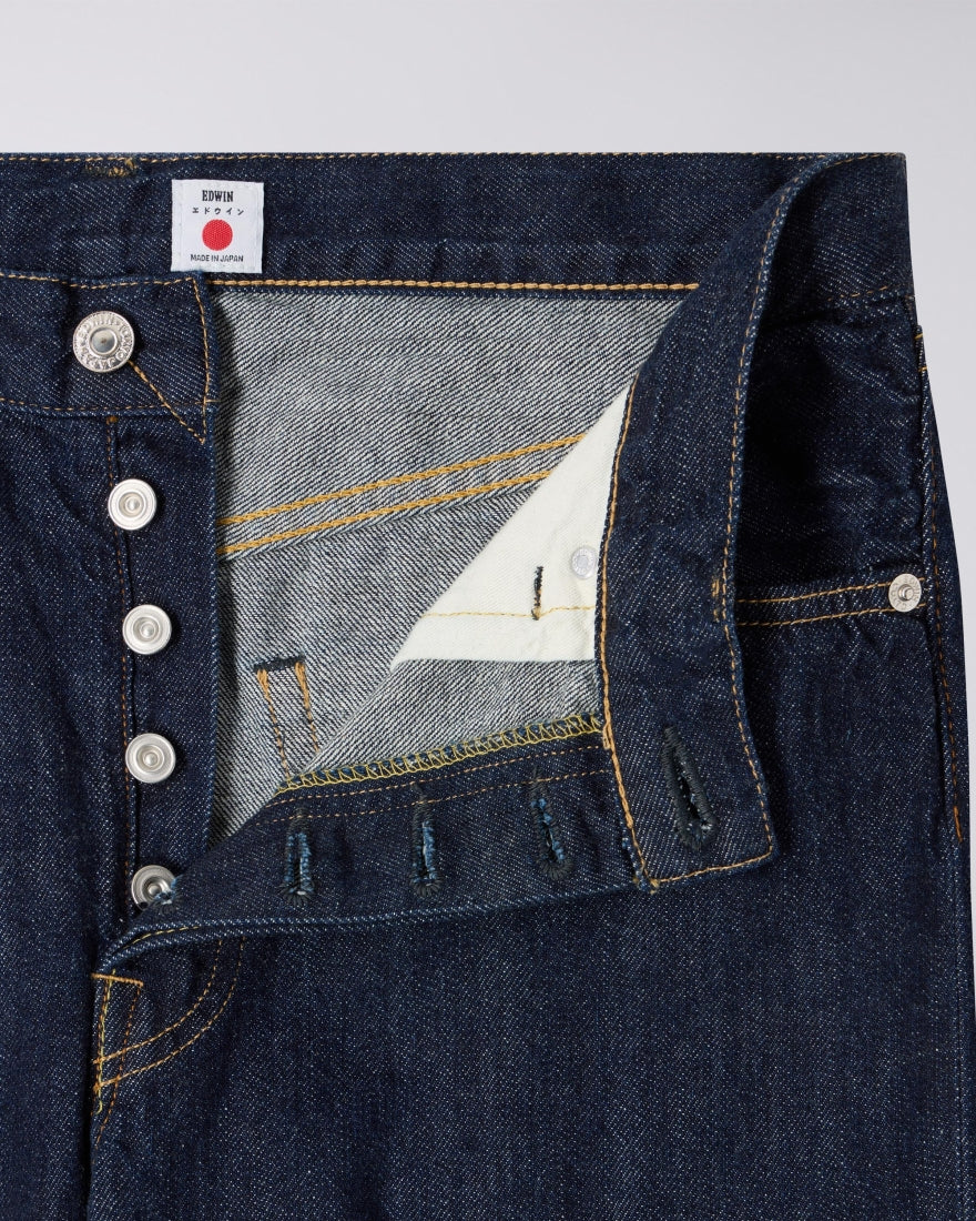 👖 Edwin Regular Straight Jeans Made in Japan - blue Rinsed