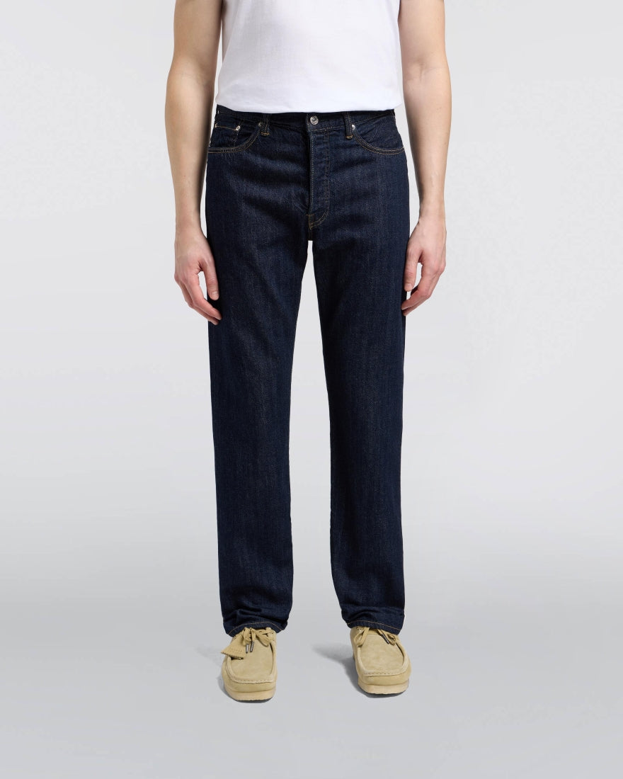 👖 Edwin Regular Straight Jeans Made in Japan - blue Rinsed