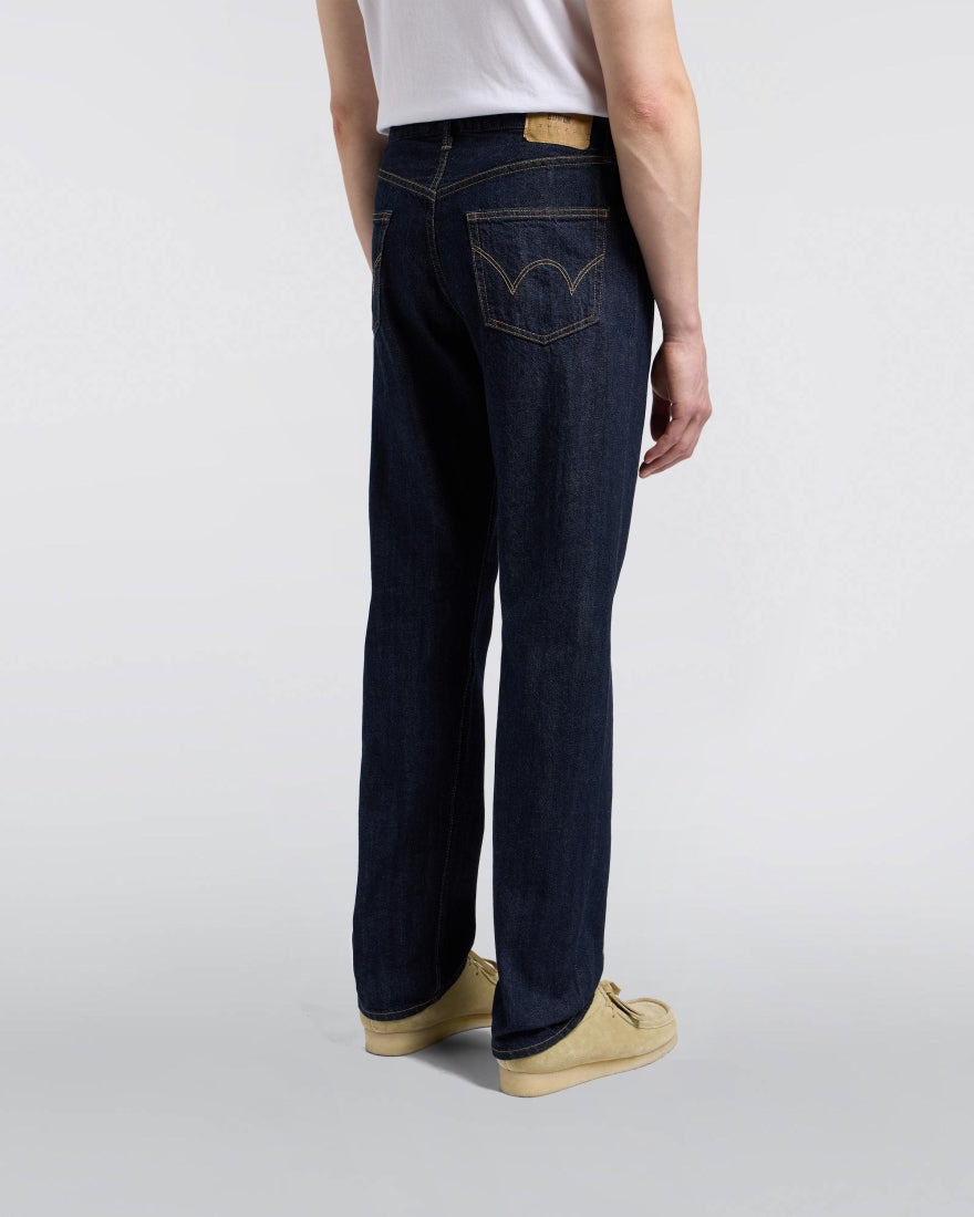 👖 Edwin Regular Straight Jeans Made in Japan - blue Rinsed