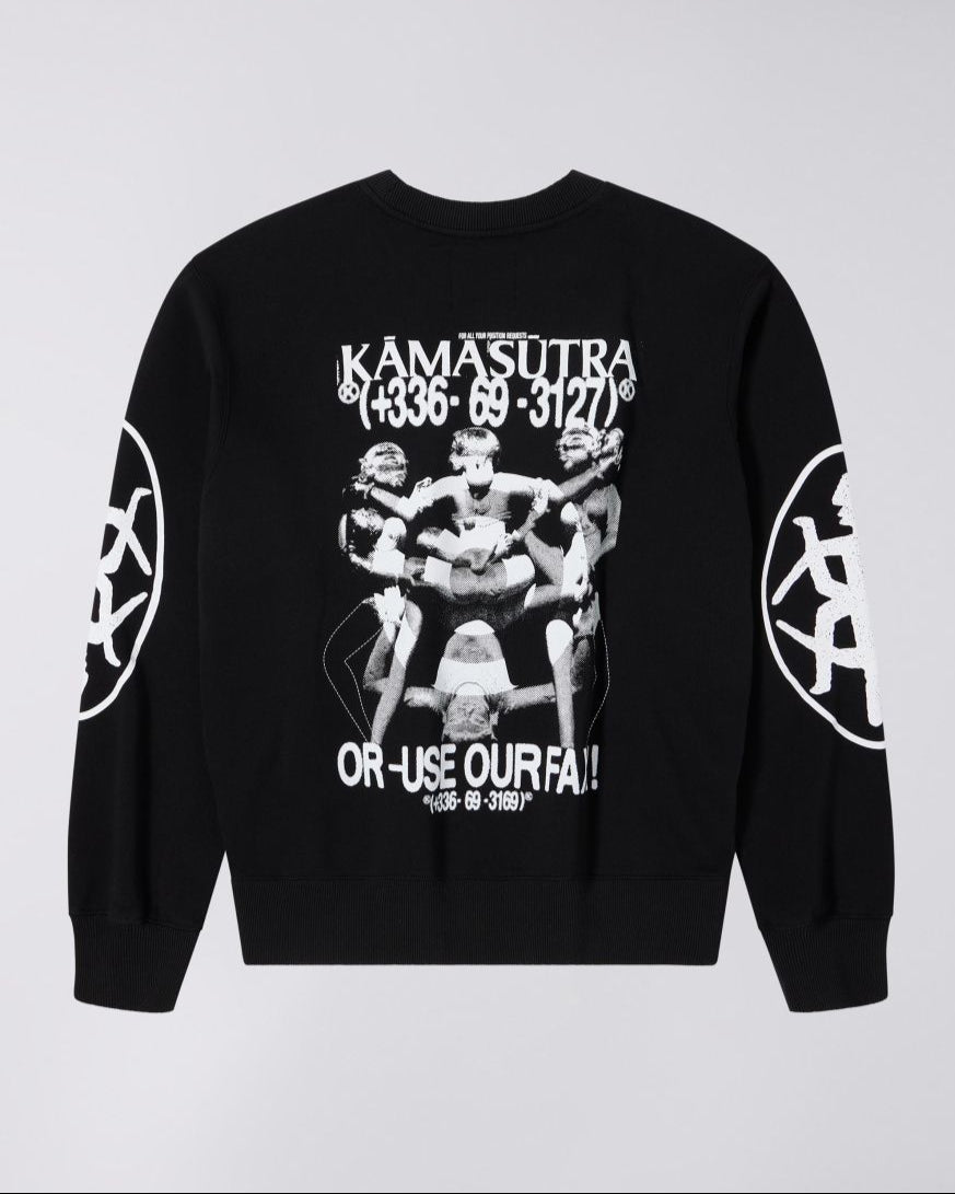 Felpa EDWIN Kamasutra Black