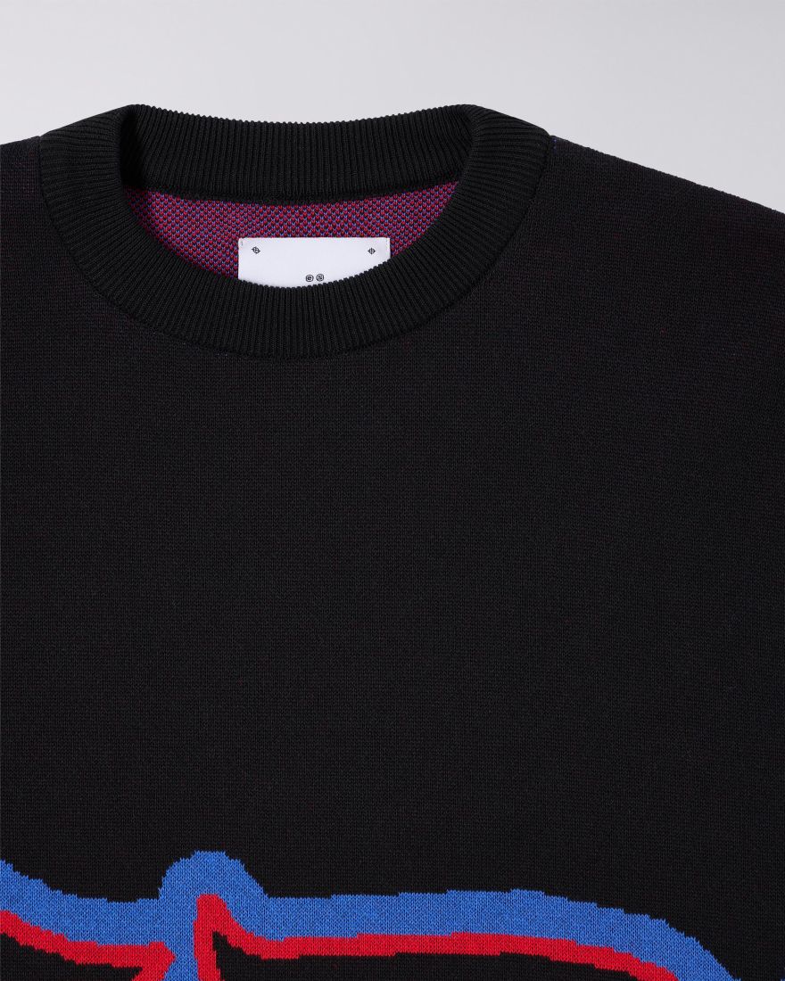 EDWIN Gothic Sweater - BLACK