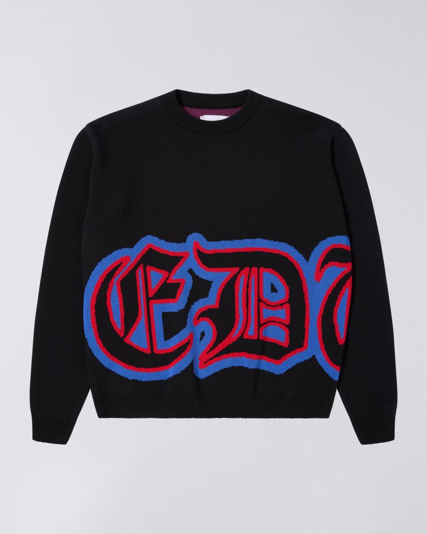 EDWIN Gothic Sweater - BLACK