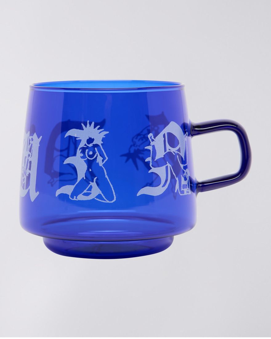 Tazza da caffè EDWIN Glass Coffee Cup - Blue