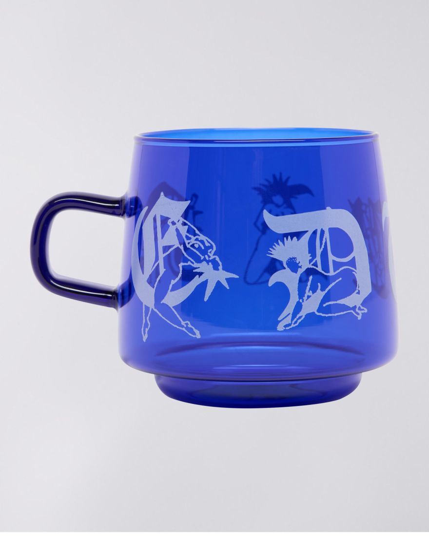 Tazza da caffè EDWIN Glass Coffee Cup - Blue