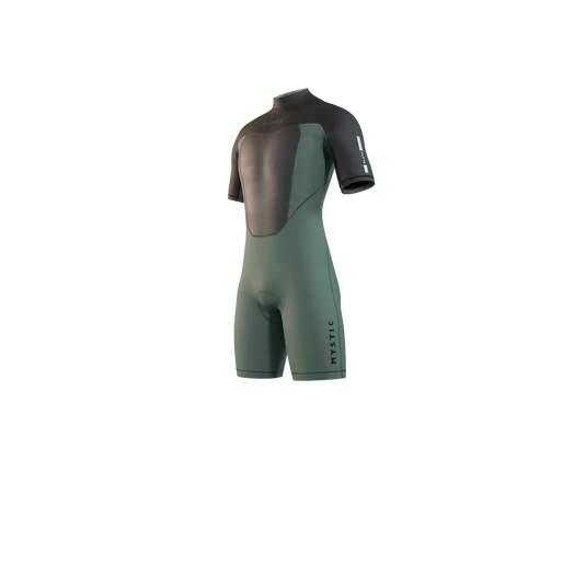 🌊 Muta Mystic Brand Shorty 3/2mm Back-Zip Dark Olive