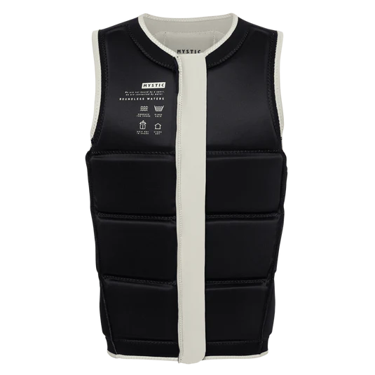 🌊 Mystic Star Impact Vest Fzip Wake Dirty White