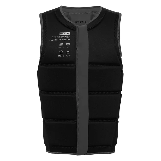 🌊 Mystic Star Impact Vest Fzip Wake - Black