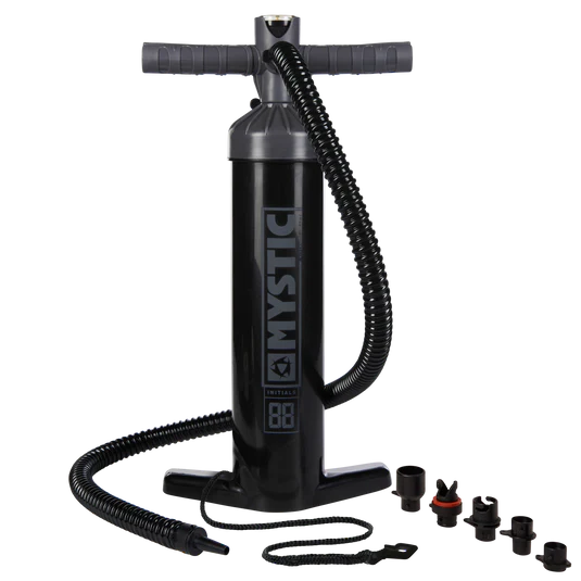 🪁 Mystic Kite Pump – Pompa per Kite Compatta con Manometro - Black