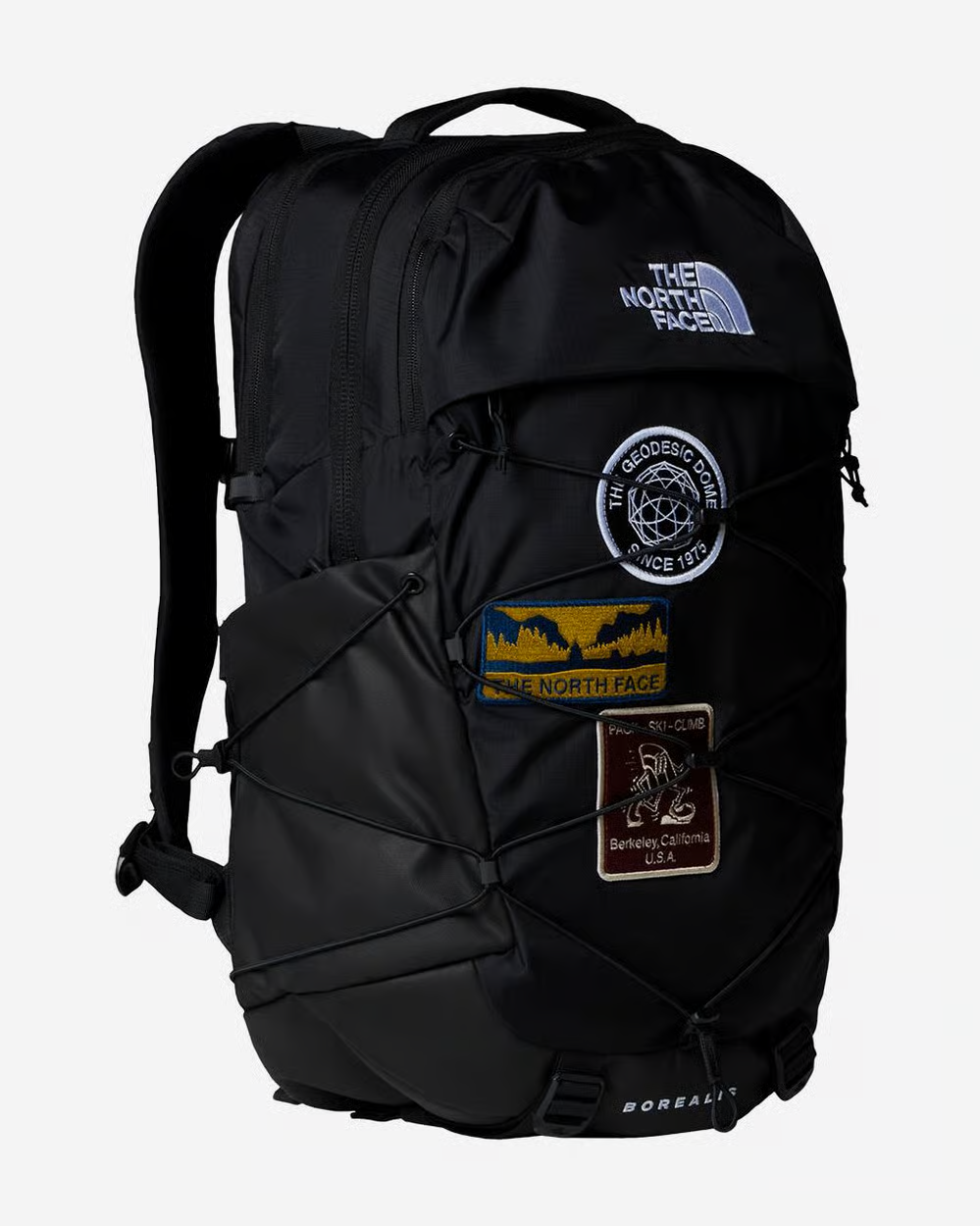 THE NORTH FACE Borealis 28L BLACK backpack with patch