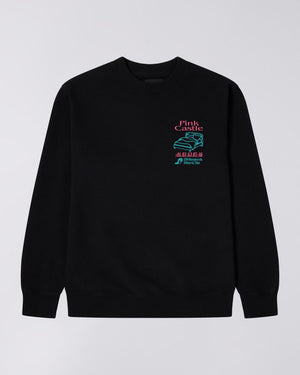 EDWIN Pink Castle Sweatshirt - BLACK