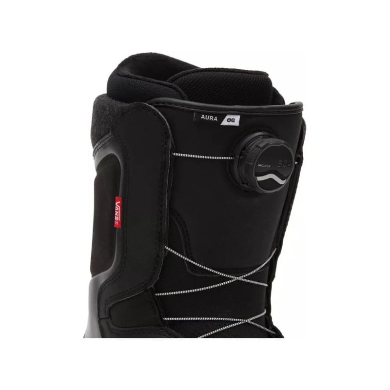Vans Aura OG – Scarponi da Snowboard All-Mountain con BOA® Fit System -  Black White